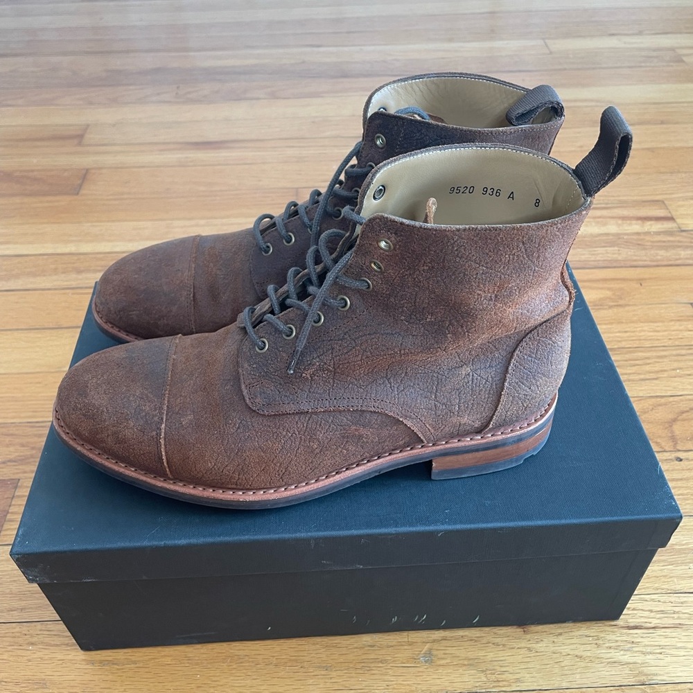 Taft Dragon Boots in Rust Size 8